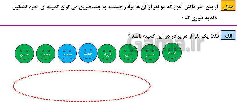 پاورپوینت فصل 6: شمارش، بدون شمردن (درس 1 تا 3) | ریاضی دهم- پیش نمایش