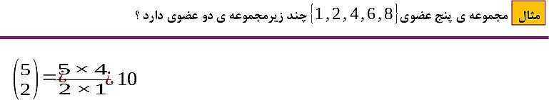 پاورپوینت فصل 6: شمارش، بدون شمردن (درس 1 تا 3) | ریاضی دهم- پیش نمایش