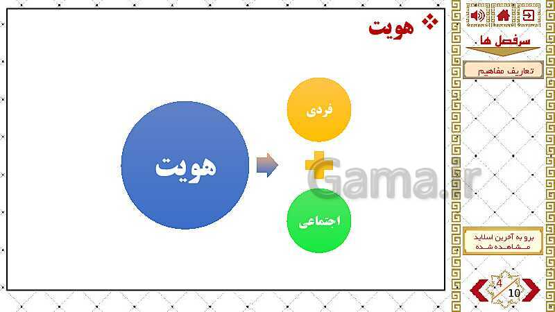 پاورپوینت واحد درسی اصول و مبانی پدافند غیرعامل | نقش شبکه اجتماعی فیس بوک در چالش های هویت ملی ج.ا.ا- پیش نمایش