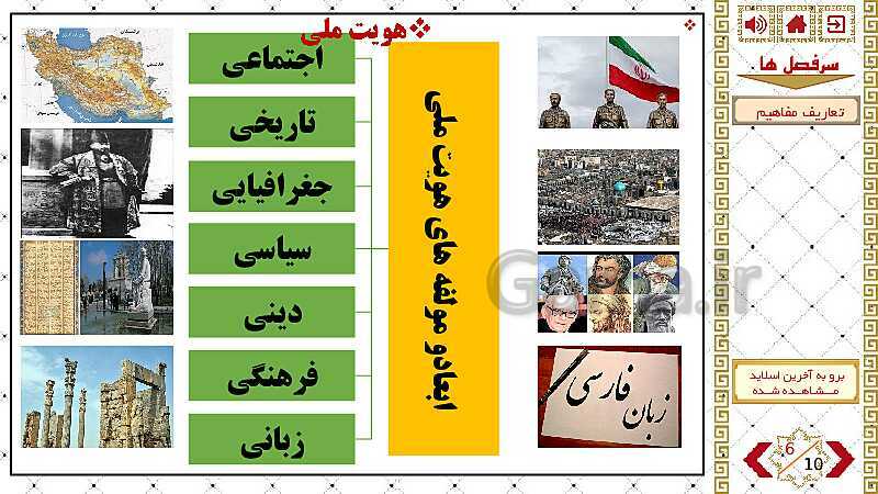 پاورپوینت واحد درسی اصول و مبانی پدافند غیرعامل | نقش شبکه اجتماعی فیس بوک در چالش های هویت ملی ج.ا.ا- پیش نمایش