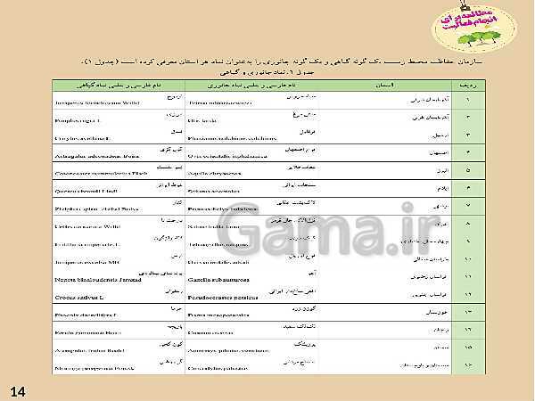 پاورپوینت آموزش درس 6: تنوع زیستی، تابلوی زیبای آفرینش | کتاب انسان و محیط زیست- پیش نمایش