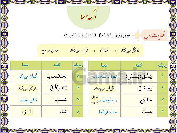 پاورپوینت آموزشی درس 9 قرآن نهم- پیش نمایش