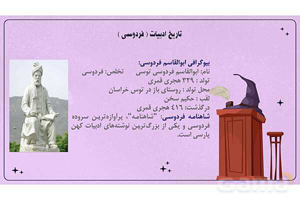 پاورپوینت تدریس درس دوازدهم فارسی هفتم: خدمات متقابل اسلام و ایران- پیش نمایش