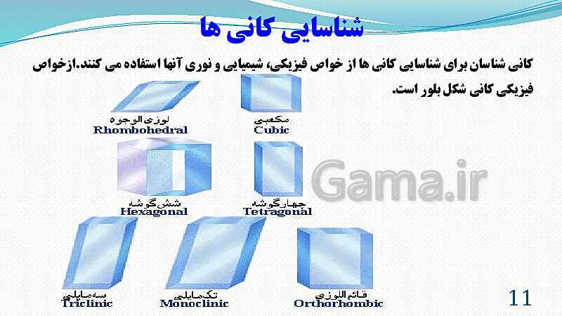 پاورپوینت فصل 11: کانی ها | تدریس علوم پایه هشتم- پیش نمایش