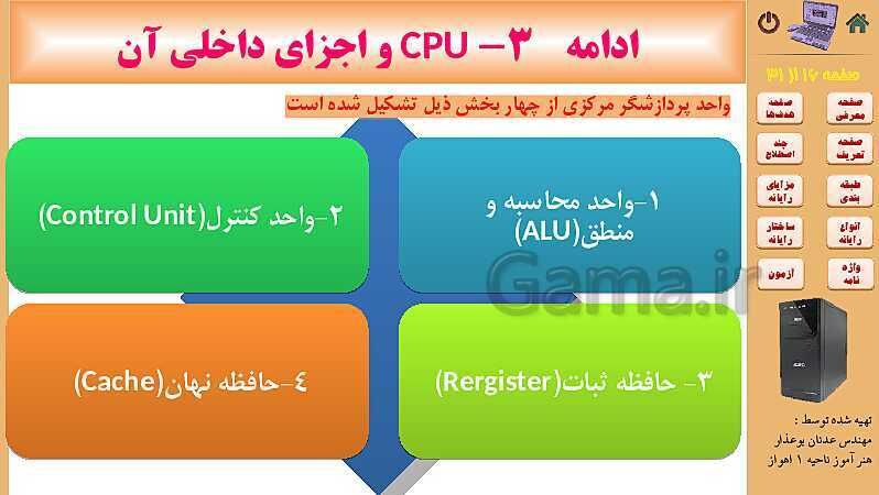 پاورپوینت کتاب مفاهیم پایه فناوری اطلاعات | فصل 1: شناخت مفاهیم اولیه و اساسی رایانه- پیش نمایش