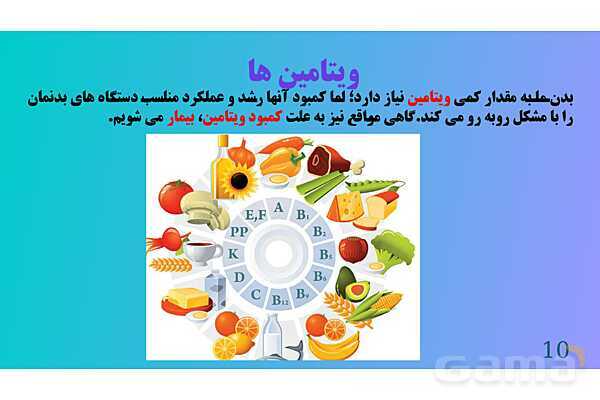 پاورپوینت کنفرانس علوم تجربی هفتم | فصل 12:سفره سلامت- پیش نمایش