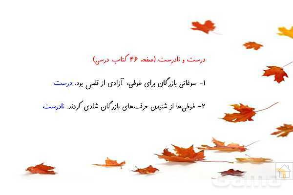 پاورپوینت آموزش فارسی چهارم ابتدائی | درس 5: رهایی از قفس- پیش نمایش