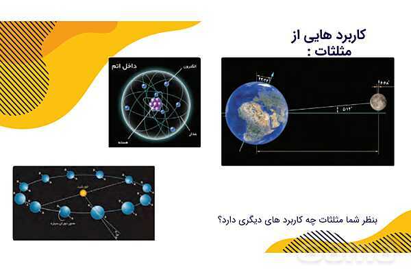 پاورپوینت آموزش نسبت های مثلثاتی- پیش نمایش