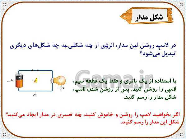 پاورپوینت علوم تجربی چهارم دبستان | درس4: انرژی الکتریکی- پیش نمایش