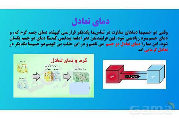 پاورپوینت کنفرانس علوم تجربی هفتم | فصل 10: گرما و بهینه سازی مصرف انرژی - پیش نمایش