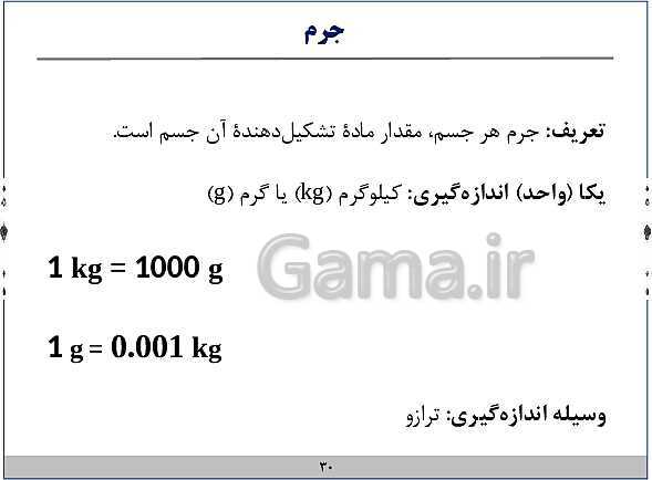 پاورپوینت آموزش فیزیک هفتم | فصل‌های 1 و 2 و 8 و 9 و 10 کتاب علوم- پیش نمایش