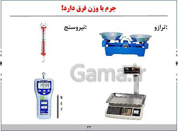 پاورپوینت آموزش فیزیک هفتم | فصل‌های 1 و 2 و 8 و 9 و 10 کتاب علوم- پیش نمایش