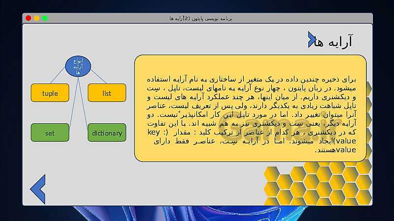 پاورپوینت برنامه نویسی پایتون (2) ویژه درس کار و فناوری پایه هشتم- پیش نمایش