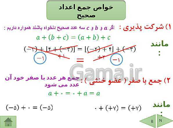 پاورپوینت تدریس فصل دوم ریاضی هفتم | فصل 2: عددهای صحیح- پیش نمایش