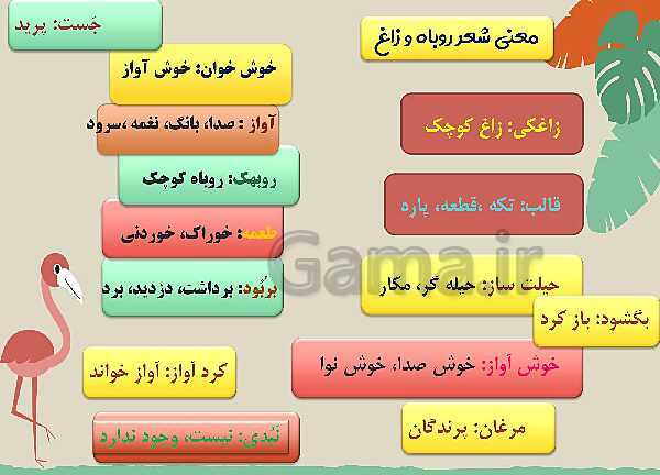 پاورپوینت مصور درس سوم فارسی پایه چهارم: راز نشانه‌ها- پیش نمایش