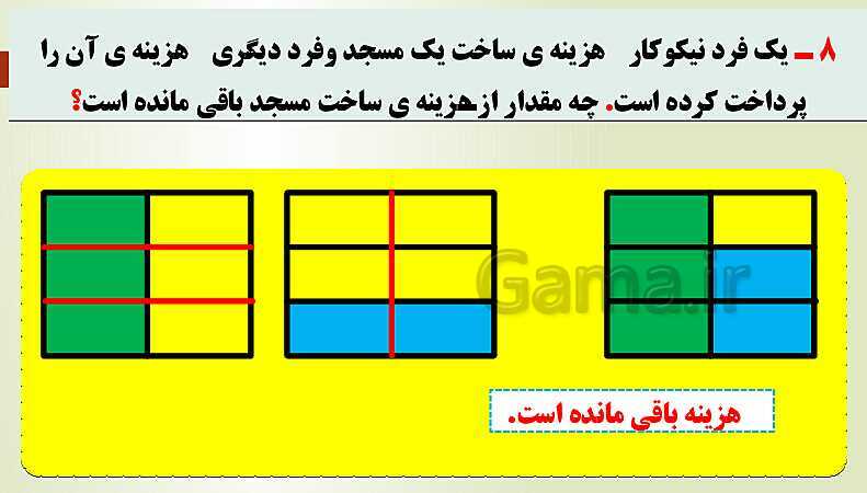 پاورپوینت تدریس فصل دوم ریاضی پنجم ابتدائی | درس 2: جمع و تفریق عددهای مخلوط- پیش نمایش