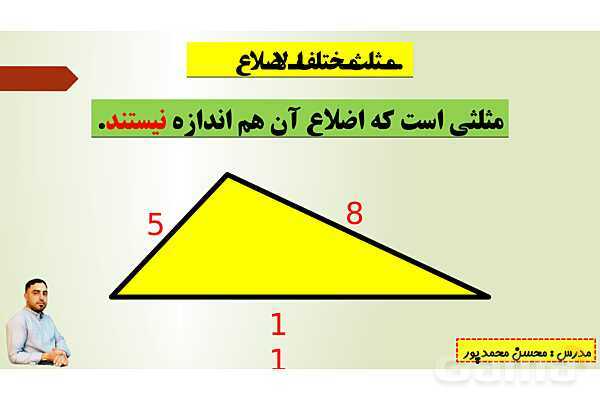 پاورپوینت تدریس فصل چهارم ریاضی پنجم ابتدائی | درس 3: زاویه و نیمساز- پیش نمایش