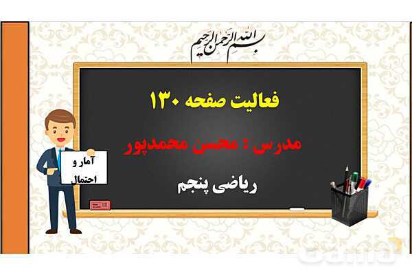پاورپوینت تدریس فصل 7 ریاضی پنجم ابتدائی | درس 2: میانگین- پیش نمایش