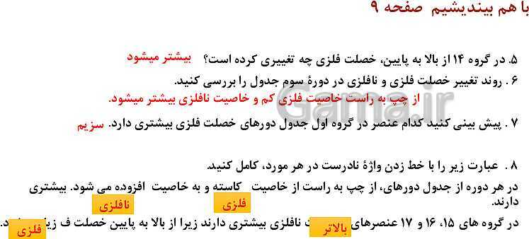 پاورپوینت آموزش فصل اول شیمی یازدهم: قدر هدایای زمینی را بدانیم- پیش نمایش