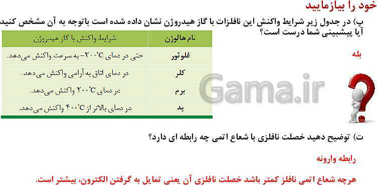 پاورپوینت آموزش فصل اول شیمی یازدهم: قدر هدایای زمینی را بدانیم- پیش نمایش