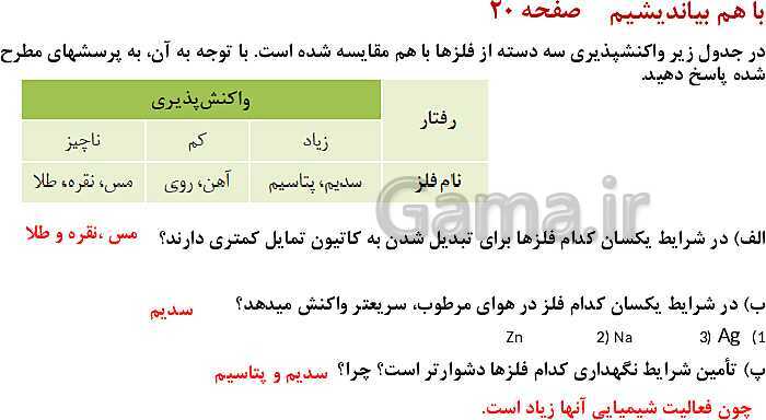 پاورپوینت آموزش فصل اول شیمی یازدهم: قدر هدایای زمینی را بدانیم- پیش نمایش