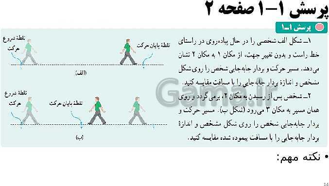 پاورپوینت تدریس فصل 1 فیزیک دوازدهم تجربی | حرکت بر خط راست- پیش نمایش