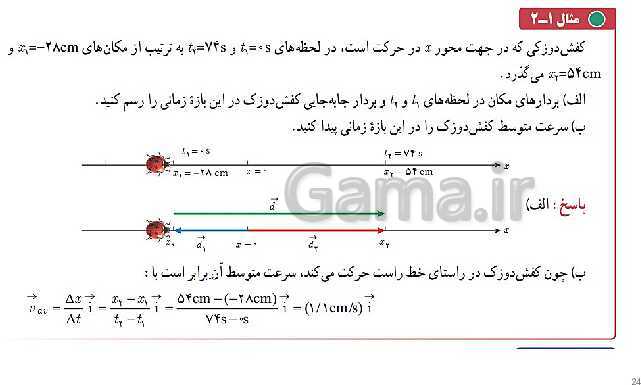 پاورپوینت تدریس فصل 1 فیزیک دوازدهم تجربی | حرکت بر خط راست- پیش نمایش