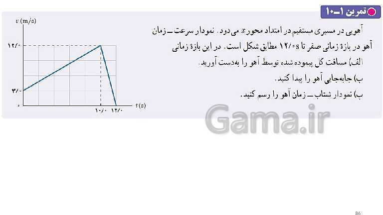 پاورپوینت تدریس فصل 1 فیزیک دوازدهم تجربی | حرکت بر خط راست- پیش نمایش