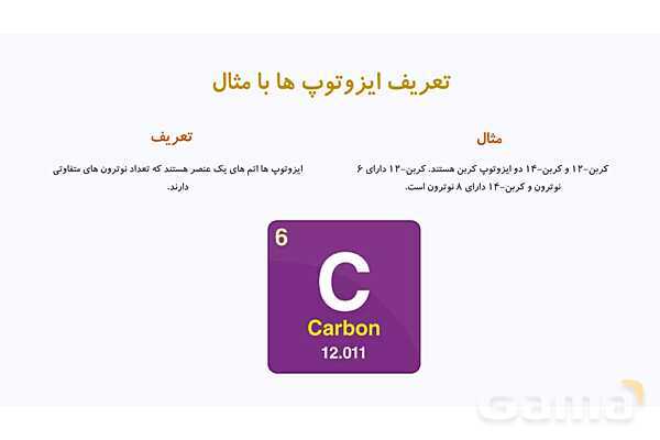 پاورپوینت ایزوتوپ ها و جرم اتمی میانگین- پیش نمایش