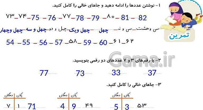 پاورپوینت فصل اول درس 2: دسته‌های ده‌تایی و یکی- پیش نمایش