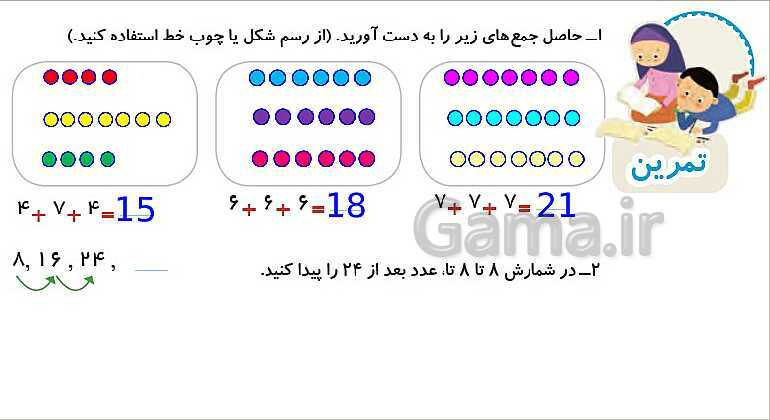 پاورپوینت فصل اول درس 4: شمارش چند تا چند تا- پیش نمایش