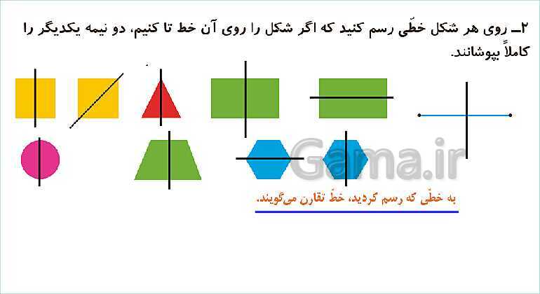 پاورپوینت فصل سوم درس 3: تقارن- پیش نمایش