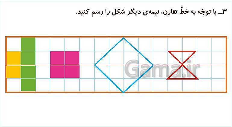 پاورپوینت فصل سوم درس 3: تقارن- پیش نمایش