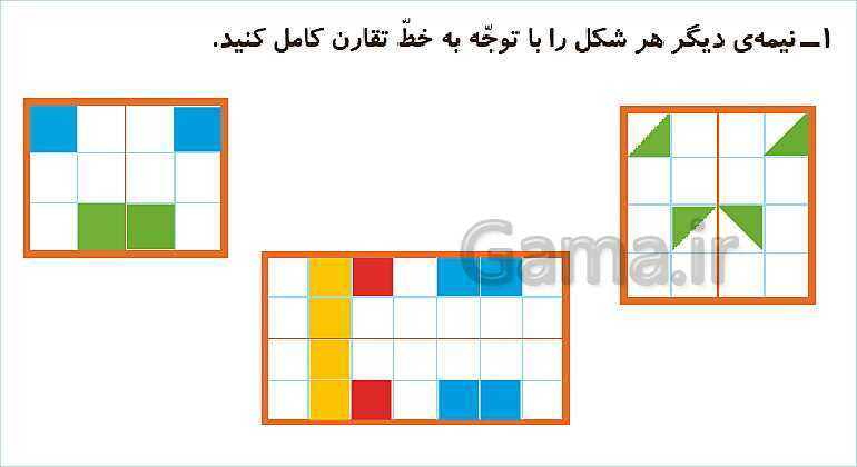 پاورپوینت مرور فصل سوم: اشکال هندسی- پیش نمایش