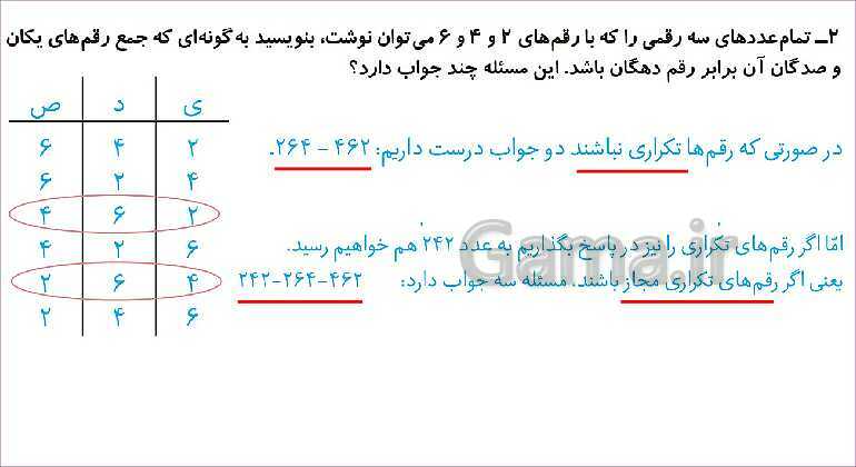 پاورپوینت فصل چهارم درس حل مسئله با راهبرد حذف حالت های نامطلوب- پیش نمایش