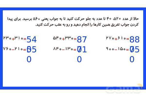 پاورپوینت فصل ششم درس 2: جمع و تفریق اعداد سه رقمی- پیش نمایش