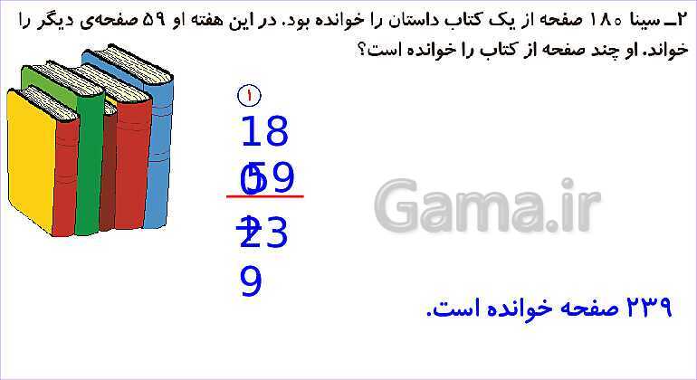 پاورپوینت فصل ششم درس 3: جمع در جدول ارزش مکانی- پیش نمایش