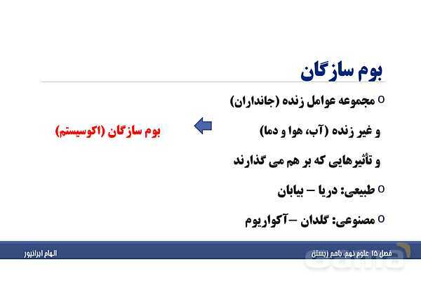 پاورپوینت تدریس فصل پانزدهم علوم تجربی نهم: باهم زیستن- پیش نمایش