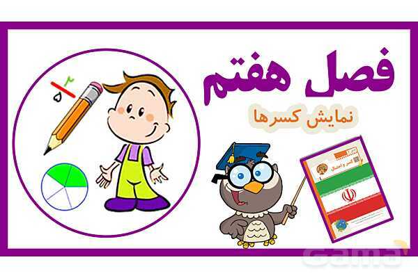 پاورپوینت فصل هفتم درس 2: نمایش کسرها- پیش نمایش
