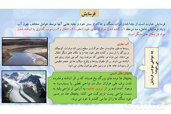 پاورپوینت آموزش کتاب درسی جغرافیا (2) یازدهم دبیرستان | درس 4: ناهمواریها و اشکال زمین- پیش نمایش