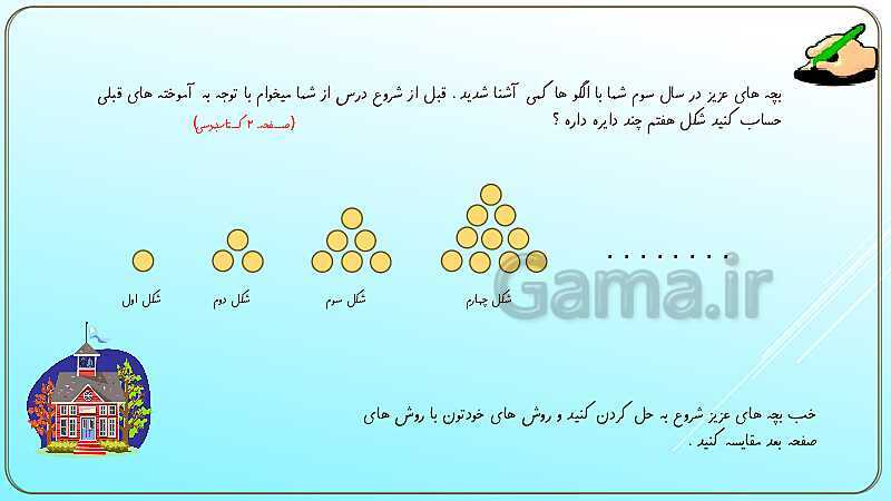 پاورپوینت آموزش فصل اول ریاضی چهارم ابتدائی | اعداد و الگوها- پیش نمایش