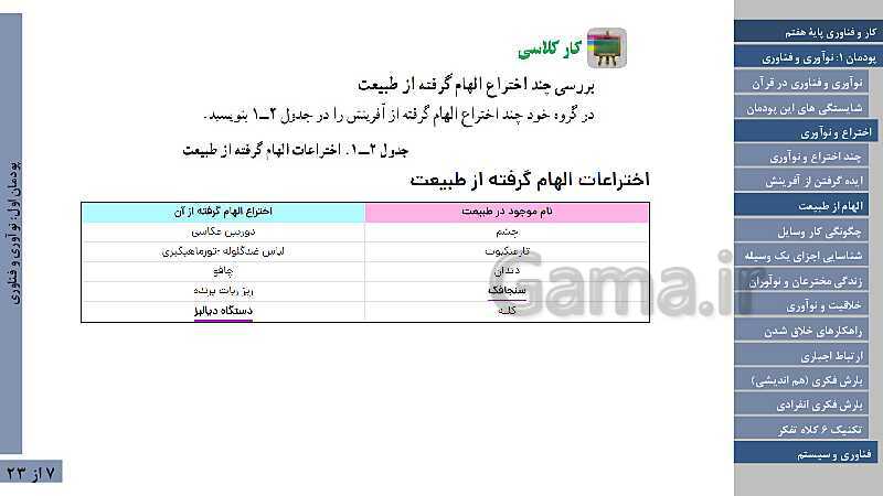 پاورپوینت آموزش پودمان 1: نوآوری و فناوری- پیش نمایش