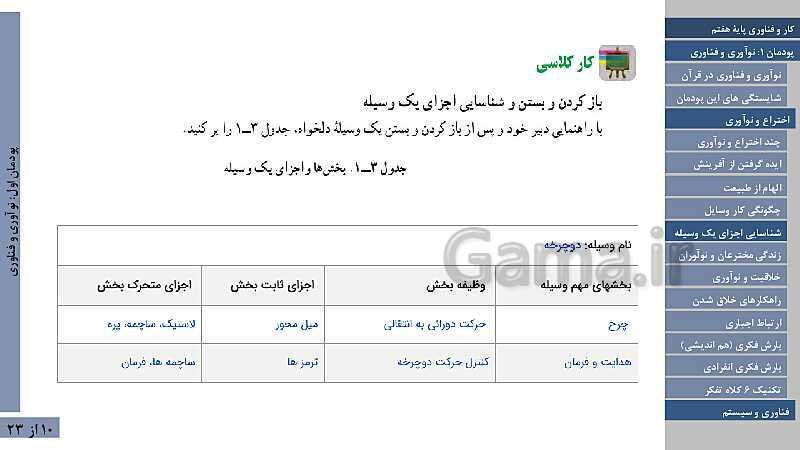 پاورپوینت آموزش پودمان 1: نوآوری و فناوری- پیش نمایش