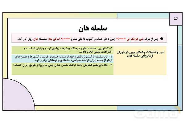 پاورپوینت تدریس درس پنجم تاریخ دهم: هند و چین- پیش نمایش