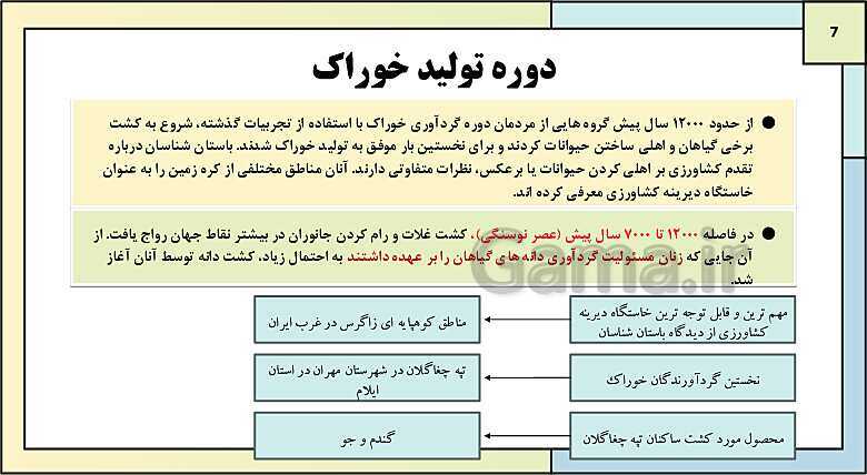 پاورپوینت تدریس درس چهارم تاریخ دهم: پیدایش تمدن؛ بین النهرین و مصر- پیش نمایش