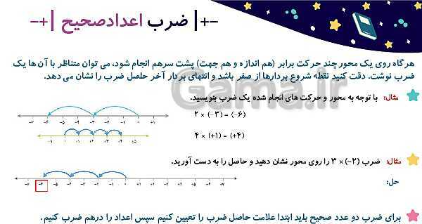 پاورپوینت آموزشی فصل 2 ریاضی هفتم: اعداد صحیح- پیش نمایش