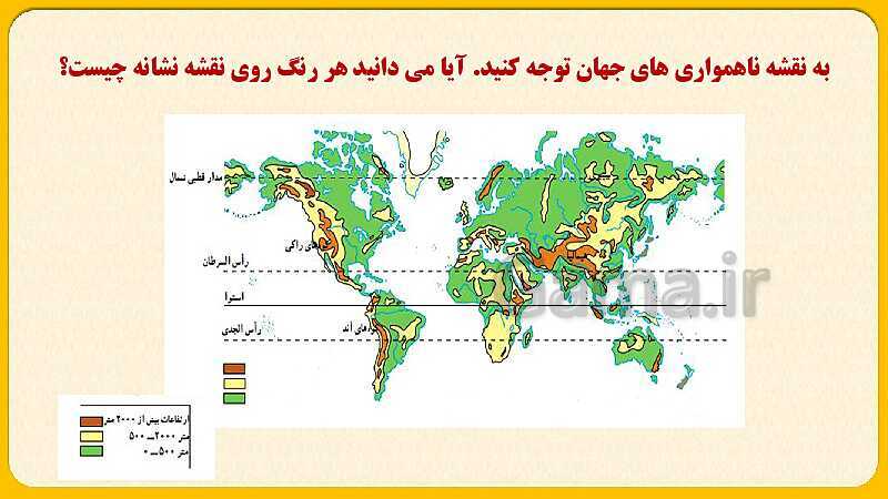 پاورپوینت درس سوم: چهره زمین | مطالعات اجتماعی نهم- پیش نمایش