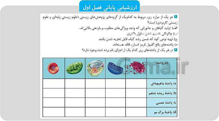 پاورپوینت فصل 1: حیات و زیست شناسی | کتاب زیست شناسی پایه دهم فنی- پیش نمایش