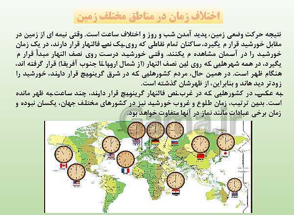 پاورپوینت درس دوم: حرکات زمین | مطالعات اجتماعی نهم- پیش نمایش