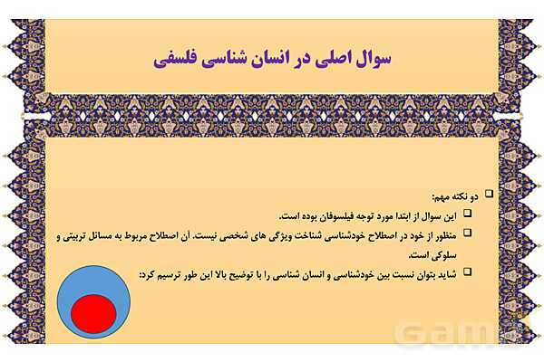 مایندمپ و نکات کنکوری درس نهم فلسفه یازدهم: چیستی انسان 1- پیش نمایش
